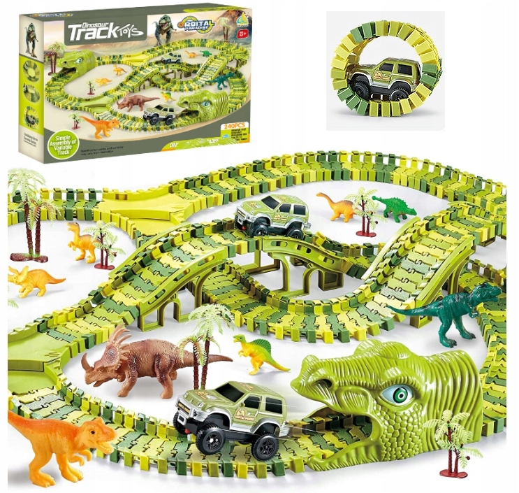 

Dzień Dziecka Tor Wyścigowy Dinozaury XXL