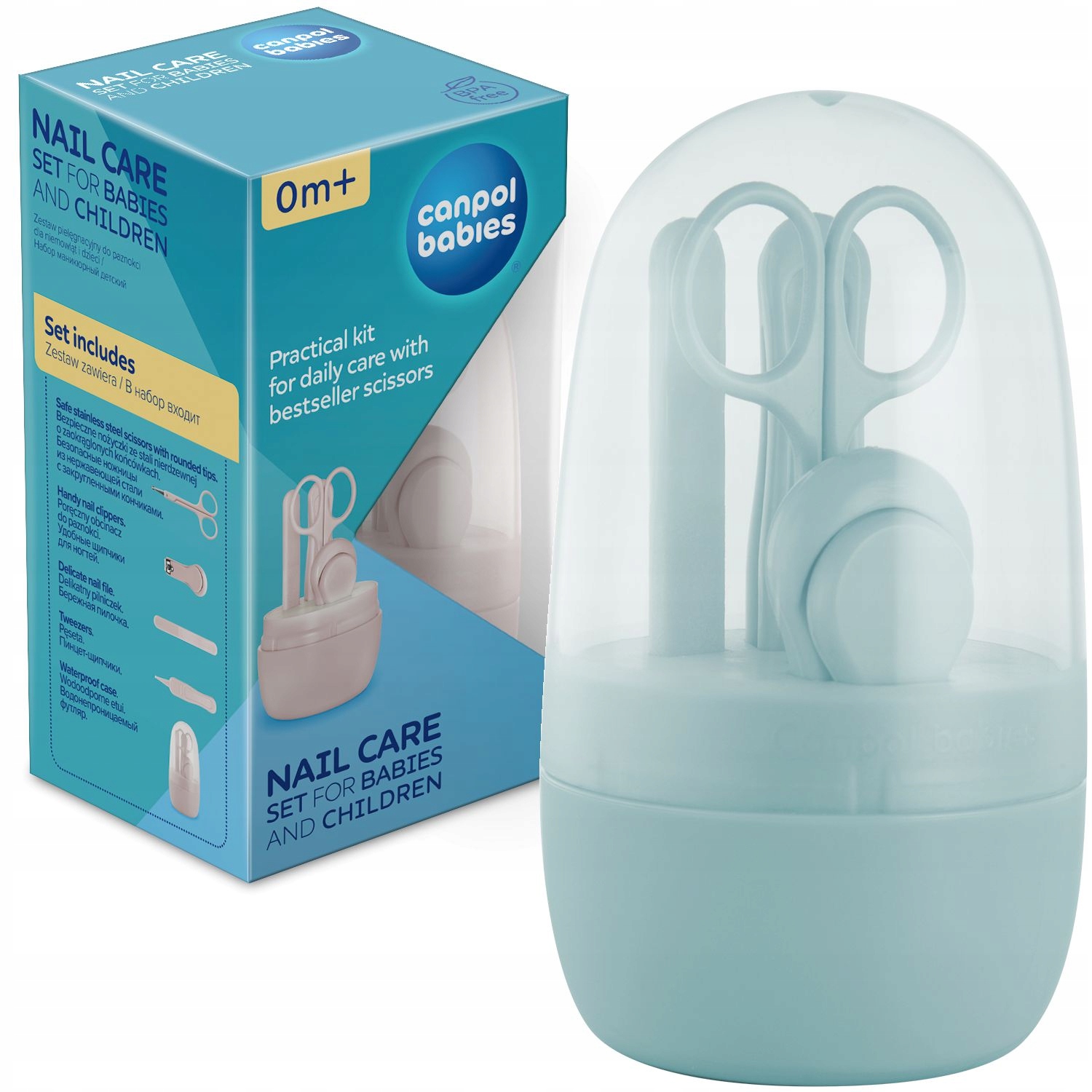 CANPOL ZESTAW PIELĘGNACYJNY DO PAZNOKCI NIEMOWLĄT