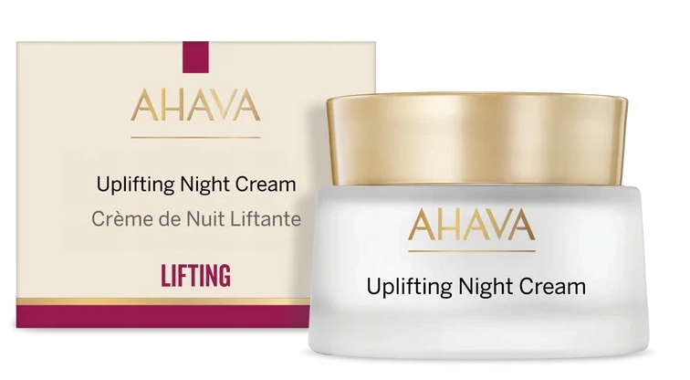 Ahava Noční zpevňující protivráskový krém Uplifting z Mrtvého moře 50ml