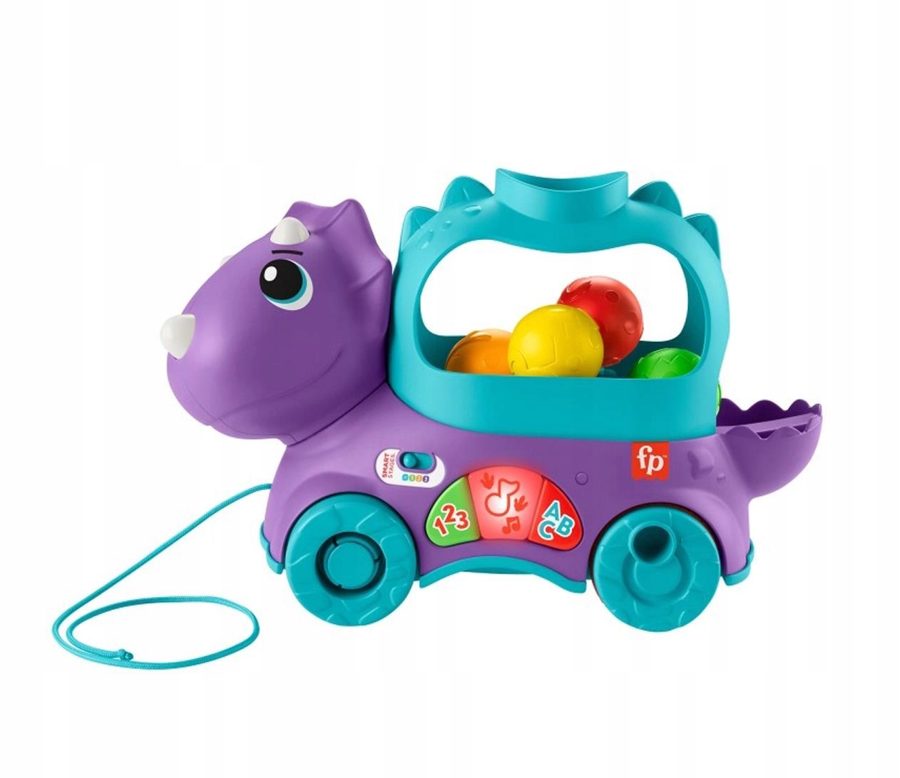 

Fisher-Price Poziomy Nauki Dinuś HNR51