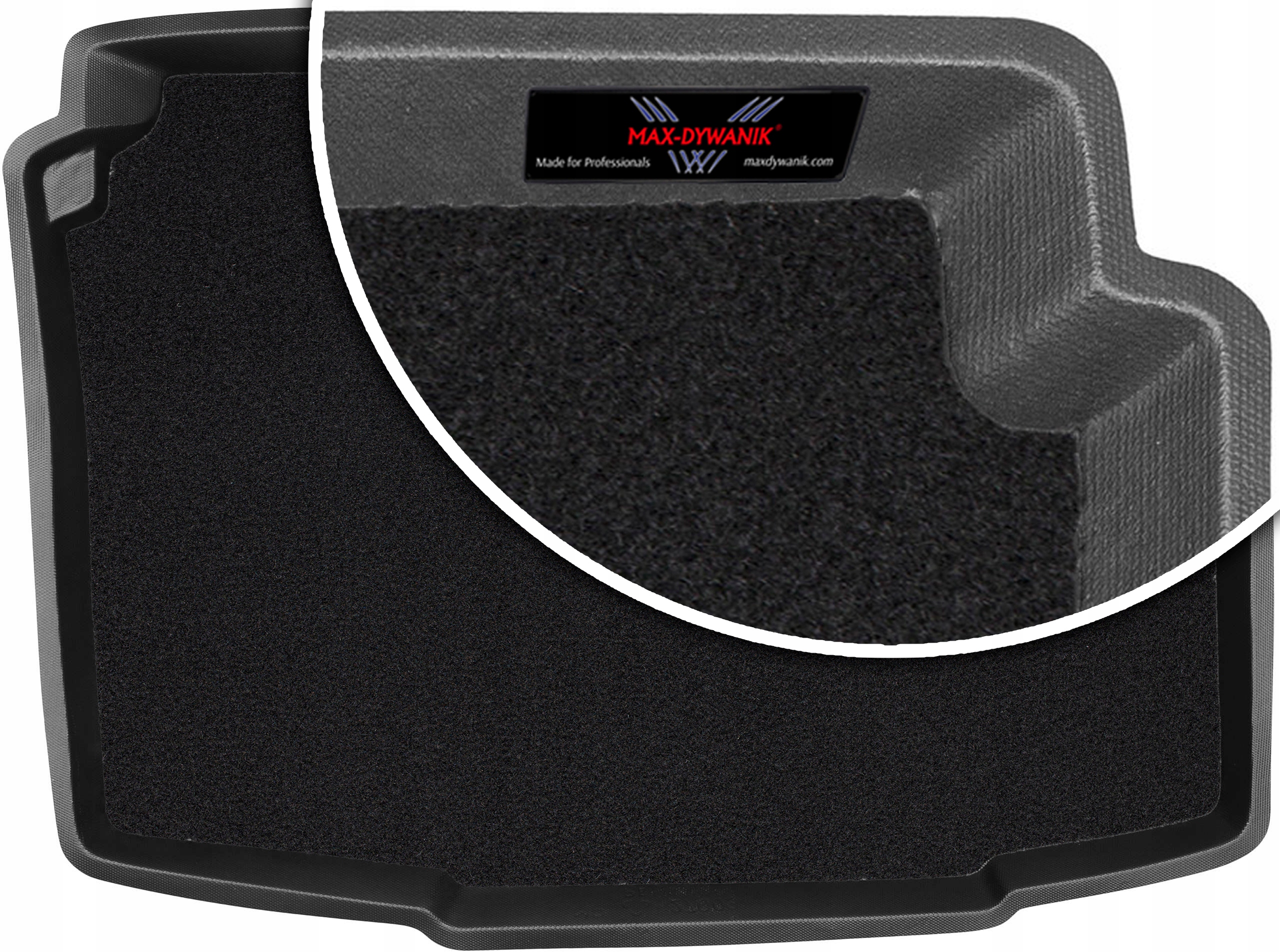 Seat Ibiza IV Hatchback 2008-2017 Koberec do zavazadlového prostoru s velurovou podložkou