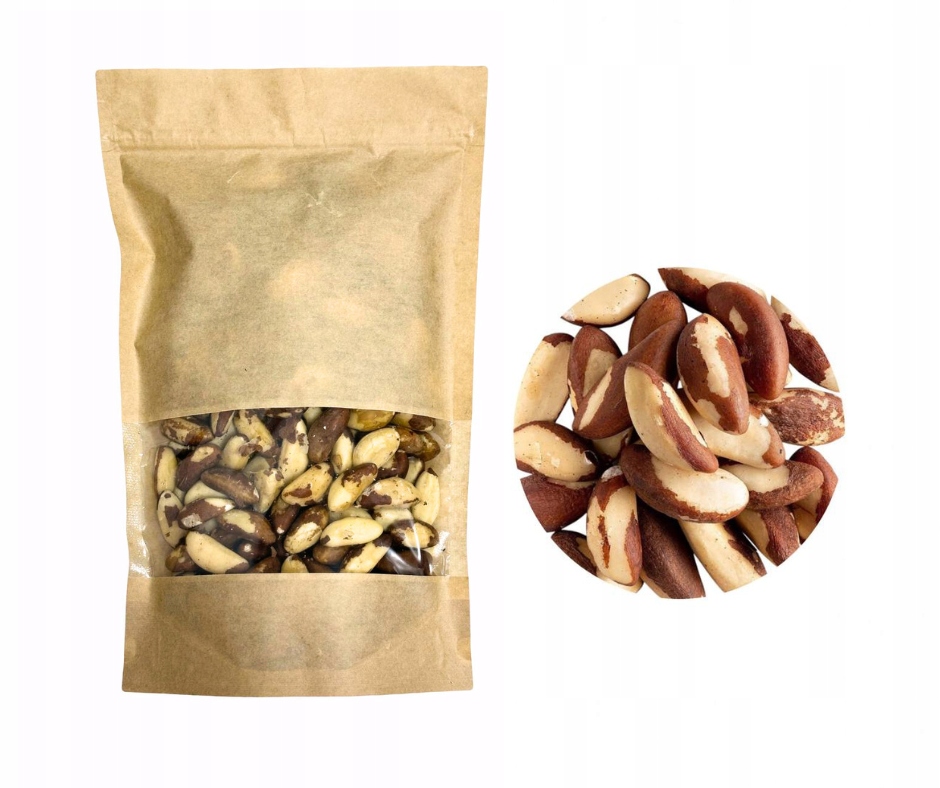 Brazilské ořechy celé 1 kg Přírodní, zdravé, Lahodné 1000 g