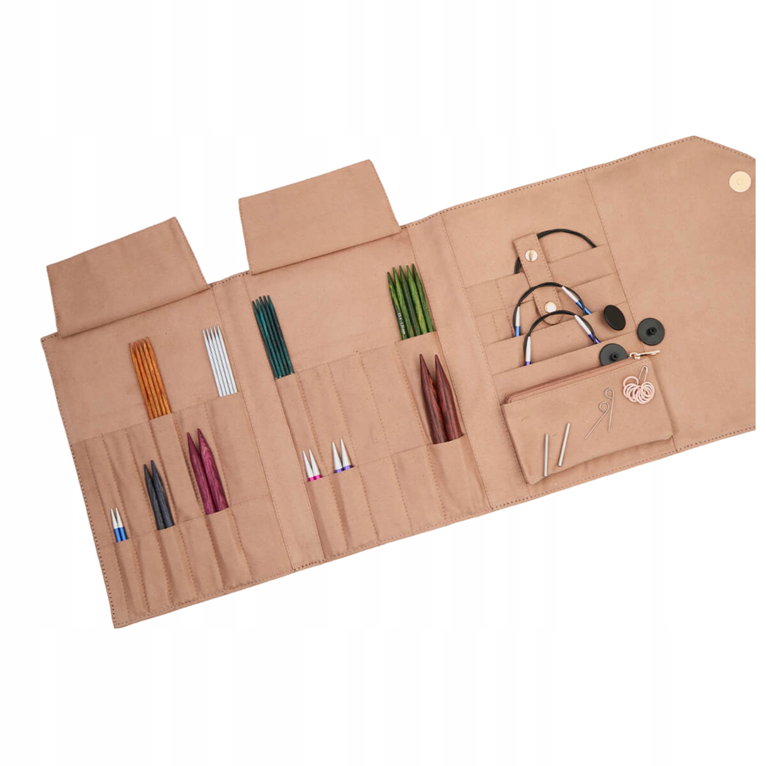 pouzdro organizér na různé dráty mix Knitpro Clay