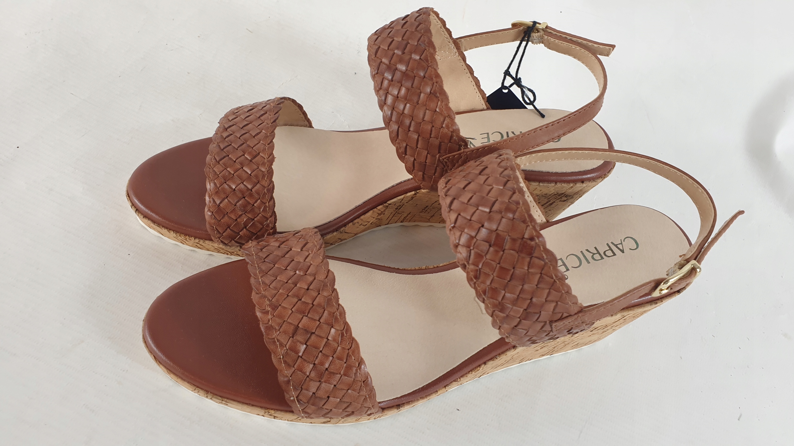 Caprice Sandály Dámské Koturn Velikost 41