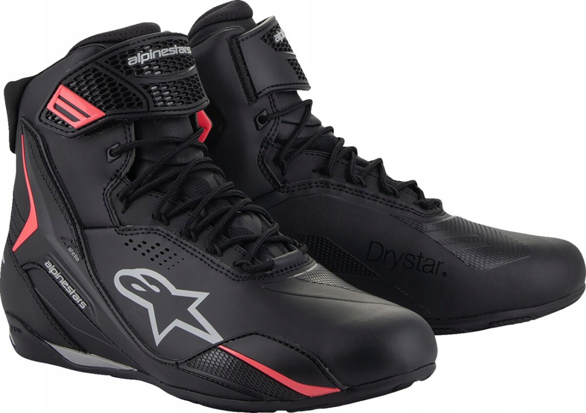 Dámske Motocyklové Topánky Alpinestars Stella Faster 4 Ds Black/coral 40
