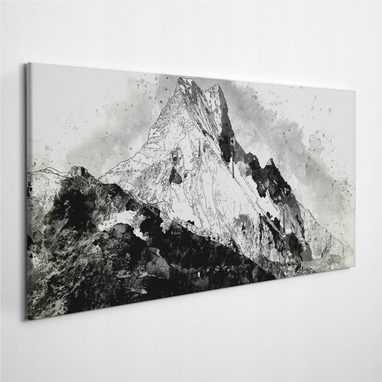 

Fotoobraz na płótnie Sztuka Góry Akwarele 120x60