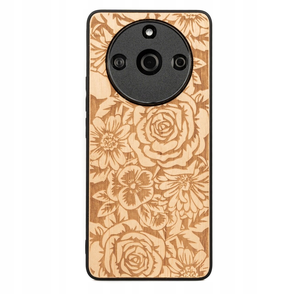 Drewniane Etui Bewood Realme 11 Pro 5G 11 Pro Plus 5G Róże Aniegre