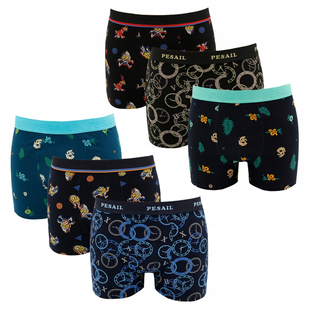 Pánské Boxerky Slipy bavlněné 6 balení 3XL