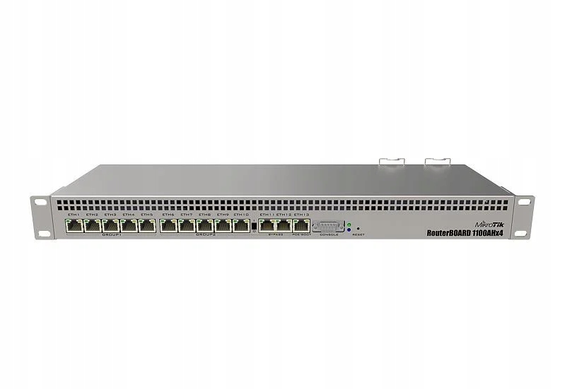 Mikrotik RB1100AHx4 router Gigabit Ethernet Nerezová ocel