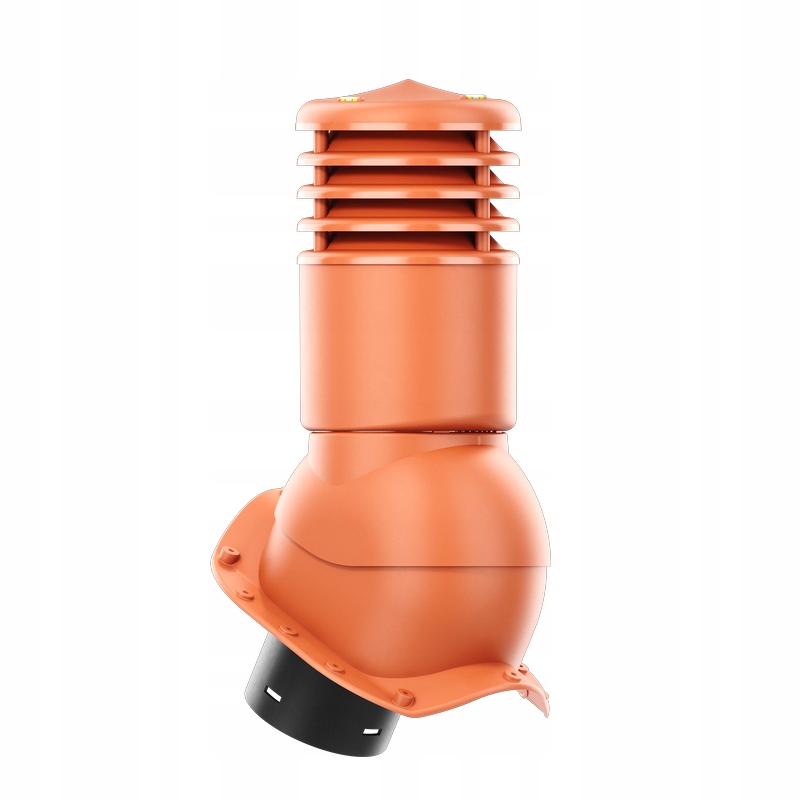 Větrací komín Smartline profil X fi 150 mm, zateplený cihlovou barvou