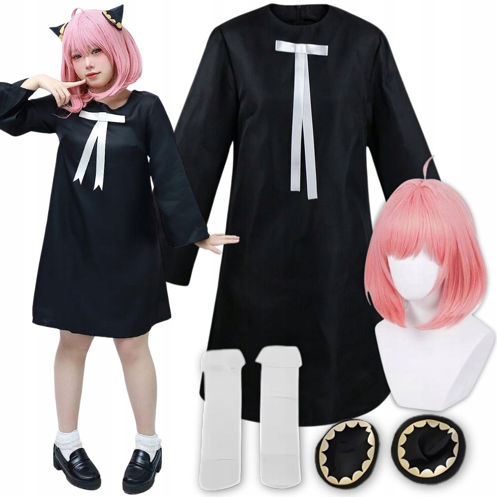 Kostým Kostým Anya Forger Spy X Family Anime Převlek Cosplay 170 176 L