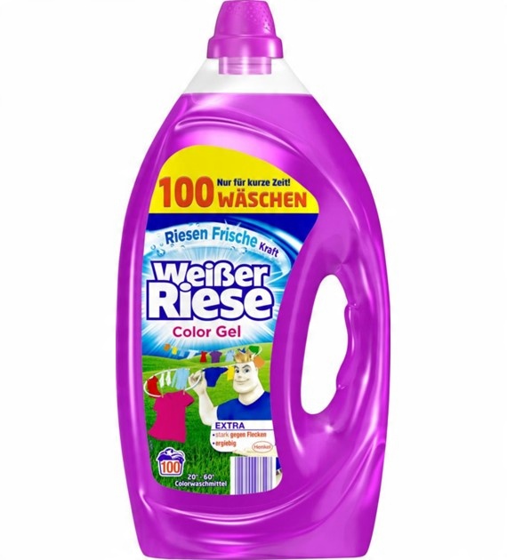 

Weisser Riese, Color Gel, Żel do prania, 100 prań