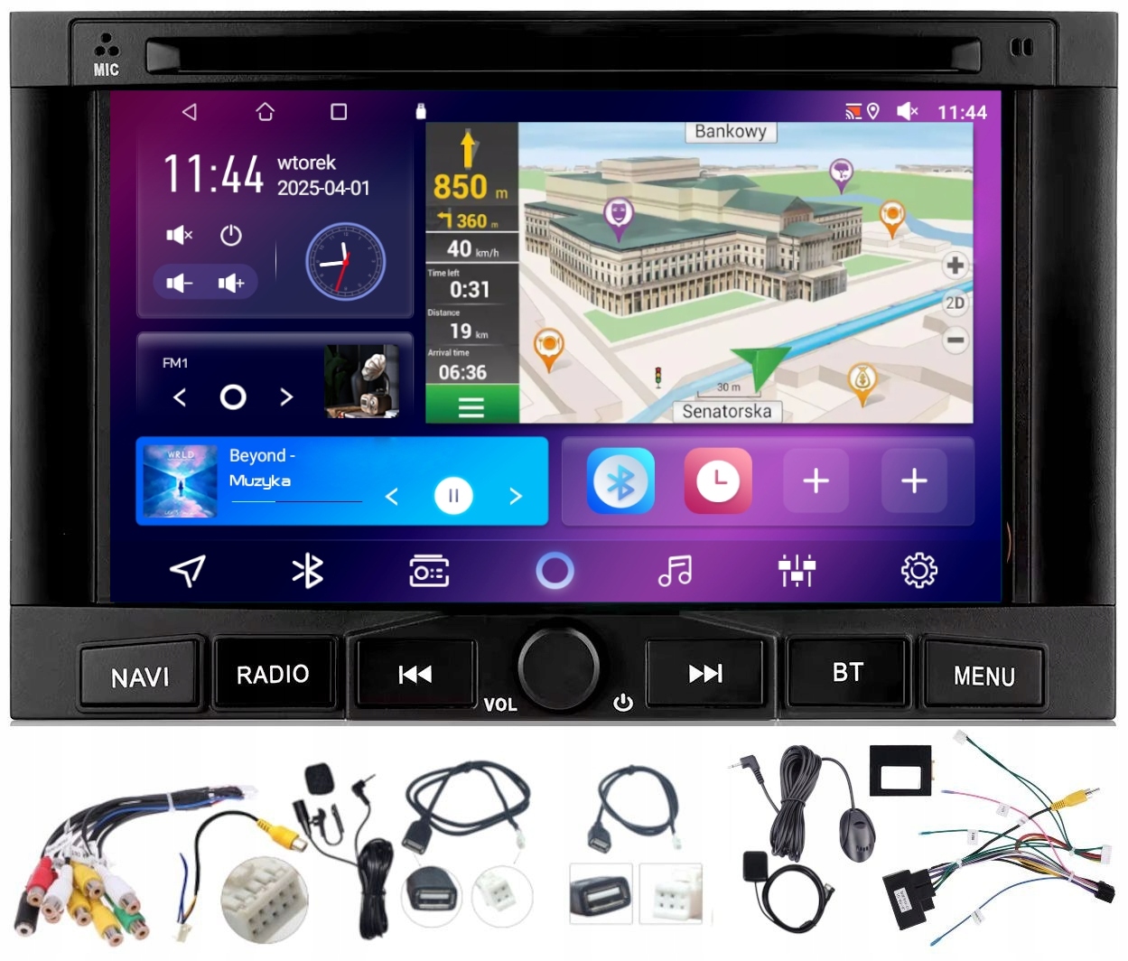 Rádio Navigácia Gps Peugeot 307 2005-2010 2GB 64GB Wifi Bt Carplay
