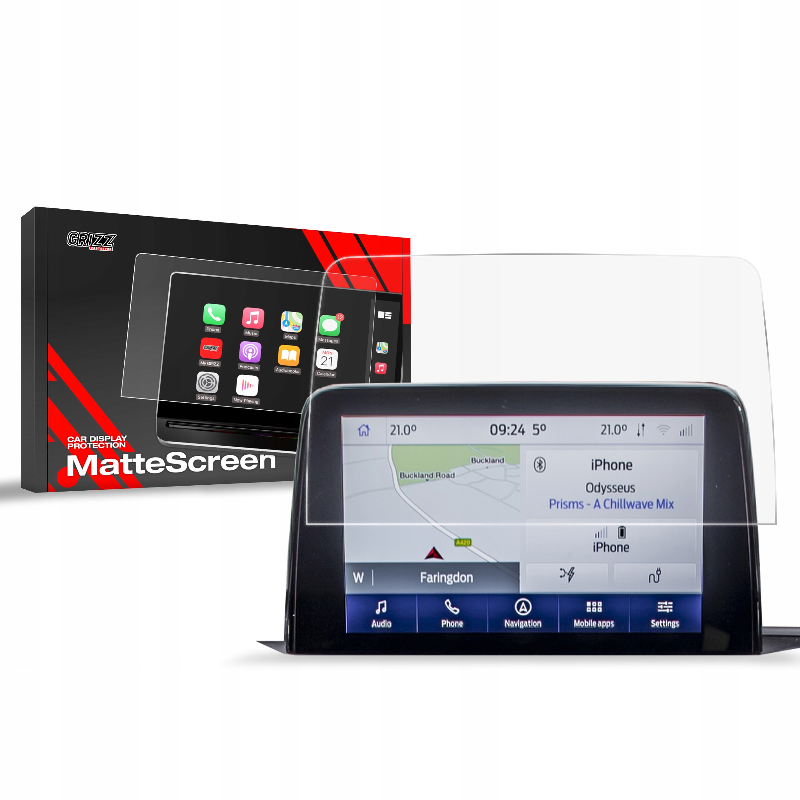 Ochranná fólie displeje (matná), Ford Focus IV, 2018- , Display 8"