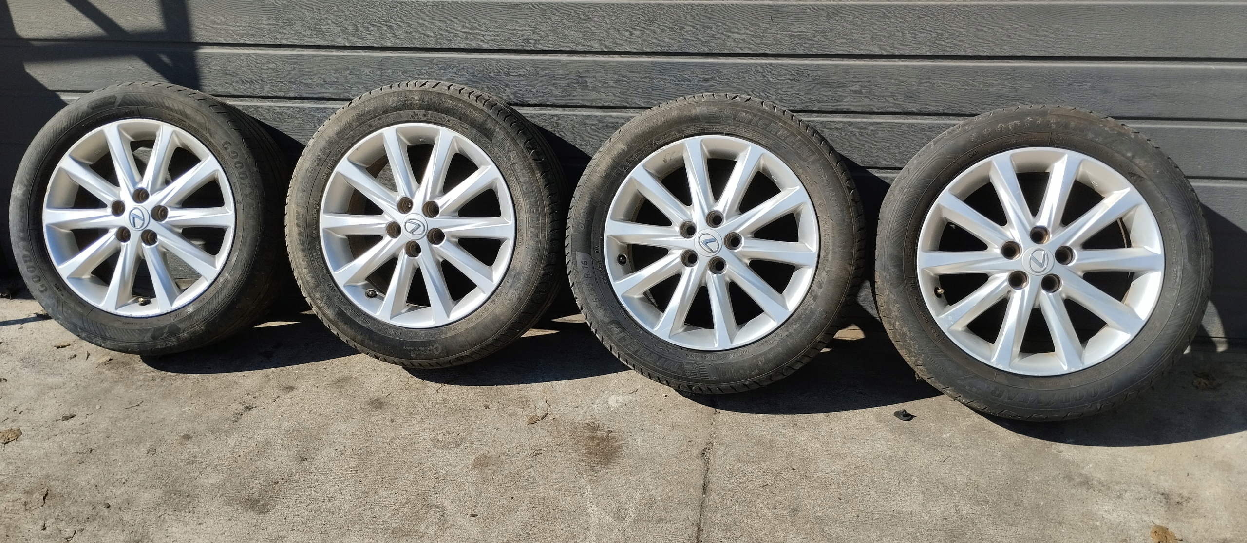 КОЛЕСА ДИСКИ LEXUS Ct200h 205/55 R16 ШИНИ ЛЕТО 22r6x6j 5x100 Et45 КОМПЛЕКТ
