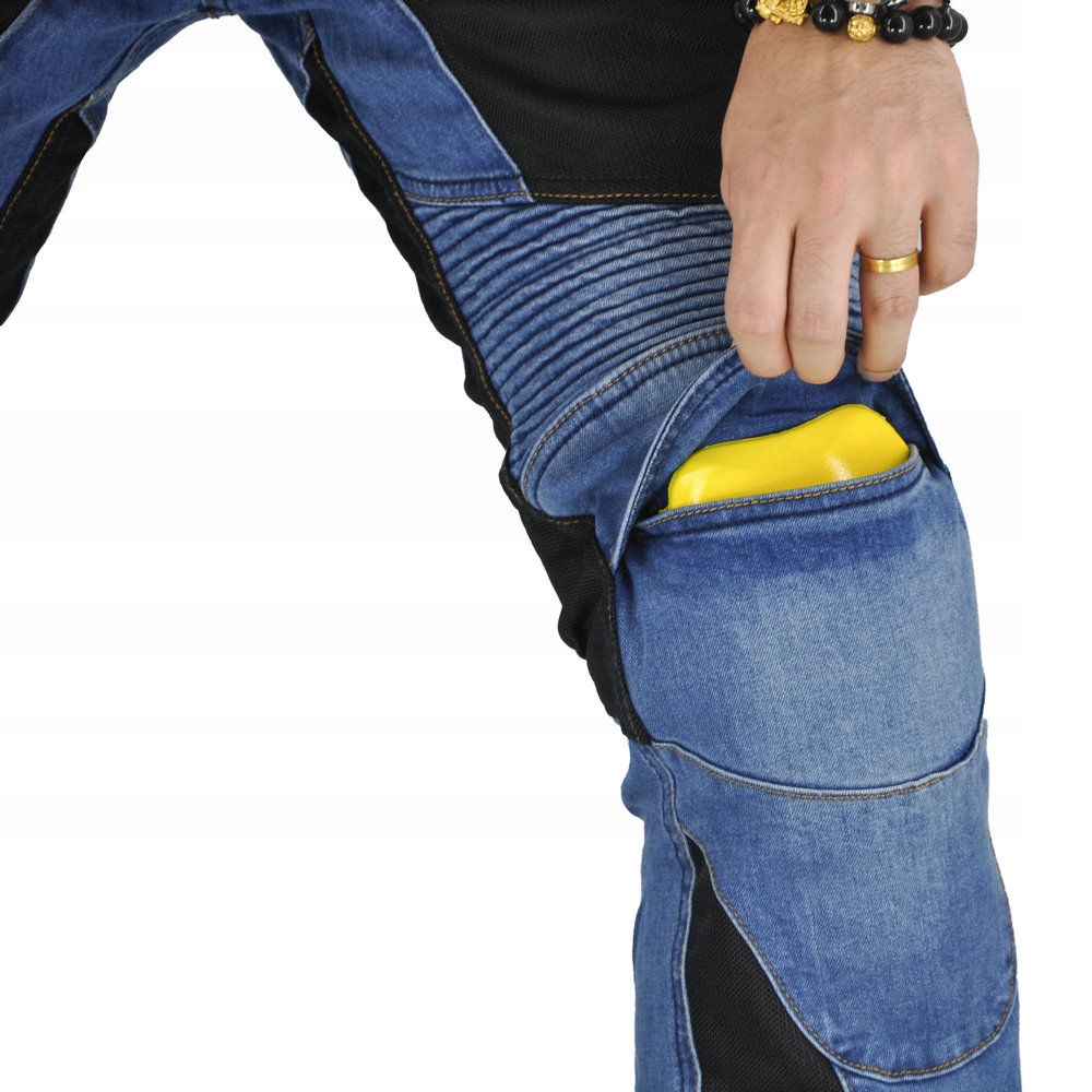 SPODNIE MOTOCYKLOWE BOJÓWKI MĘSKIE JEANSY Rodzaj Męskie