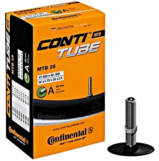 

Continental Mtb 26x1,75-2,5 Box dętka Auto Av