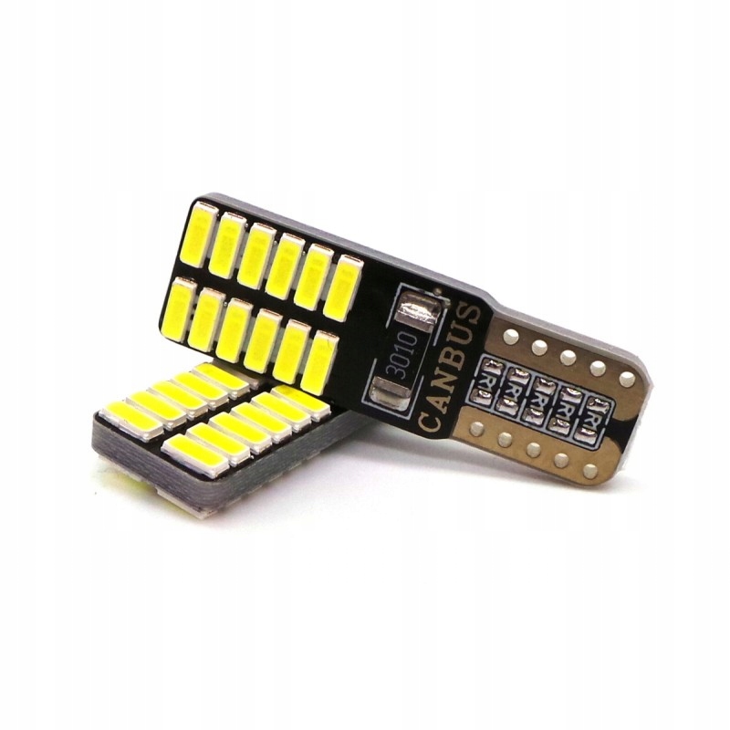 

W5W żarówka Led T10 12V Canbus 300lm Biały