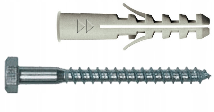 

Kołki rozporowe standardowe 8x40 6x50 10szt
