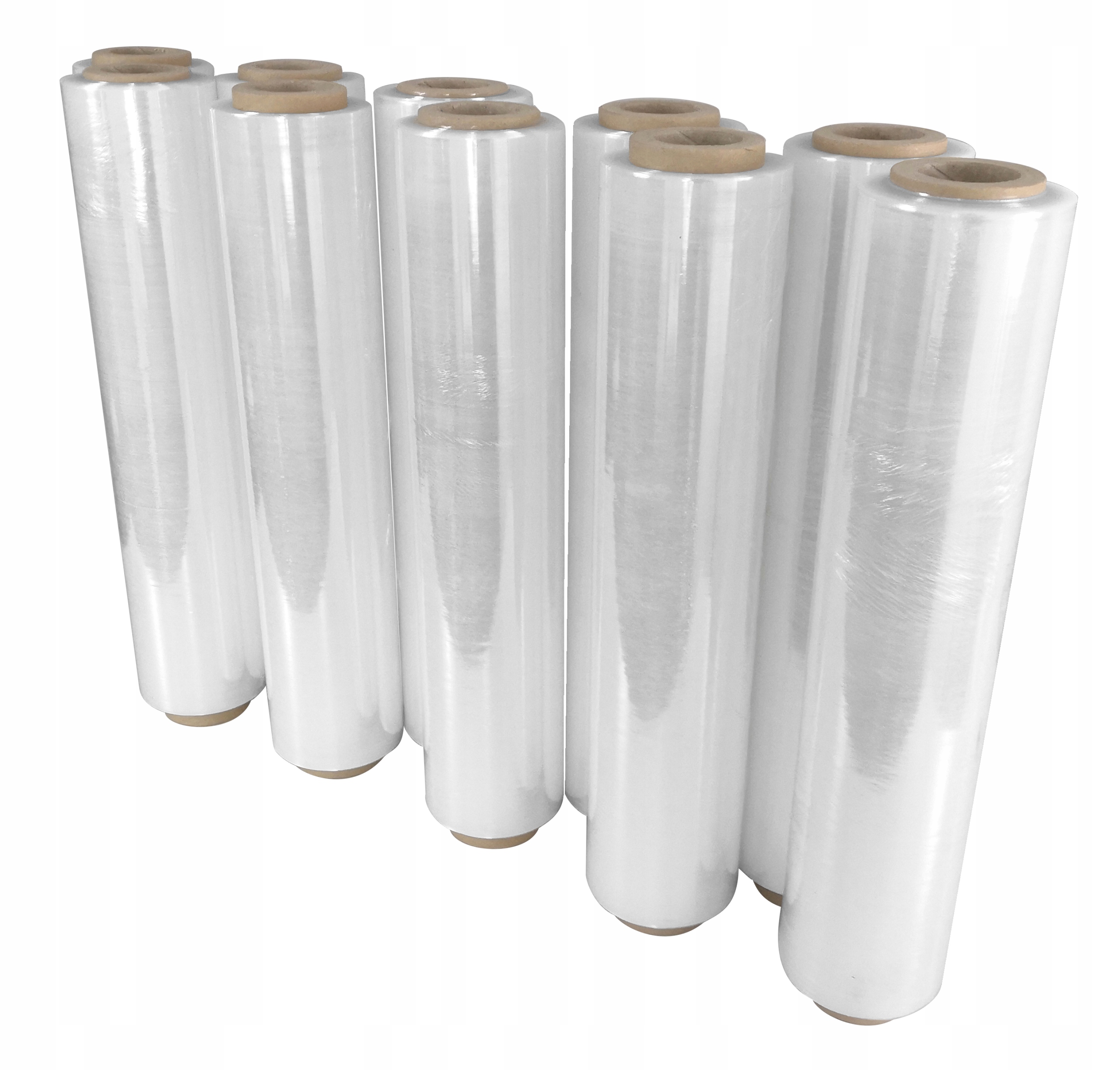 FOLIA STRETCH 3KG X 10SZT TRANSPARENT MINI TULEJA