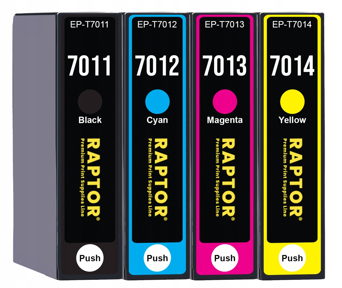 

4x Tusz Do Epson T7011 WP4535DWF WP4540 WP4545DTWF