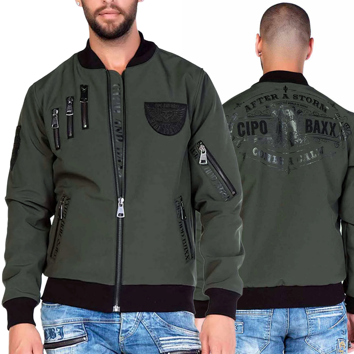 Bunda Cipo Baxx Přechodka Zámky Ride Forever Nálepky