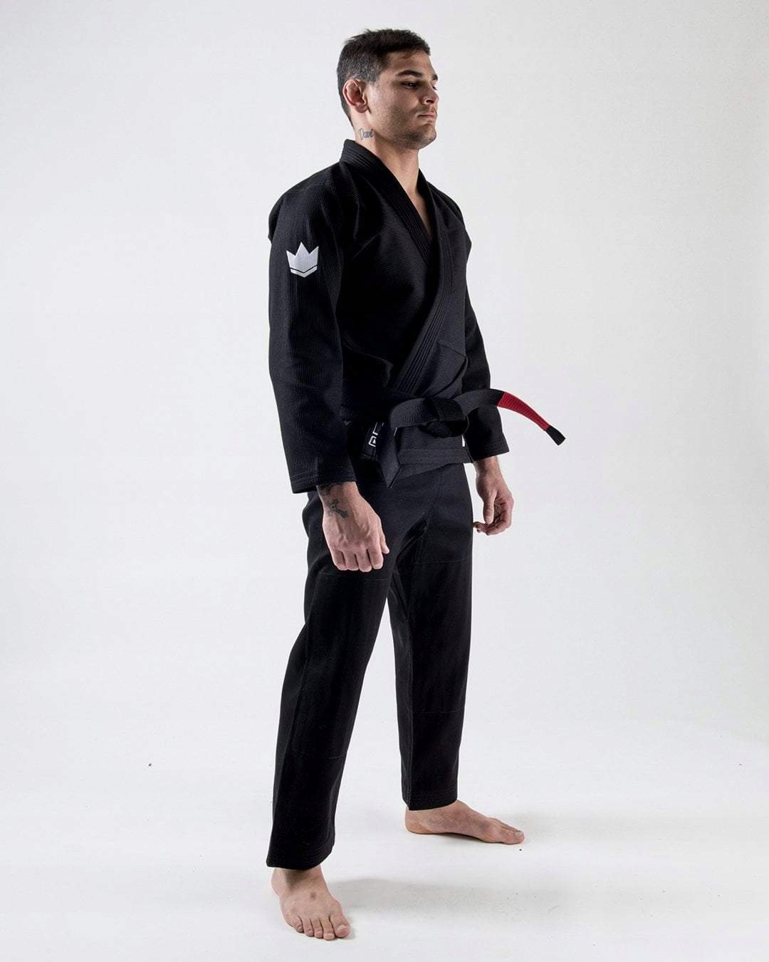 KiNGZ Kimono/Gi BJJ The One Czarne + biały pas w komplecie A2 Kolekcja The One