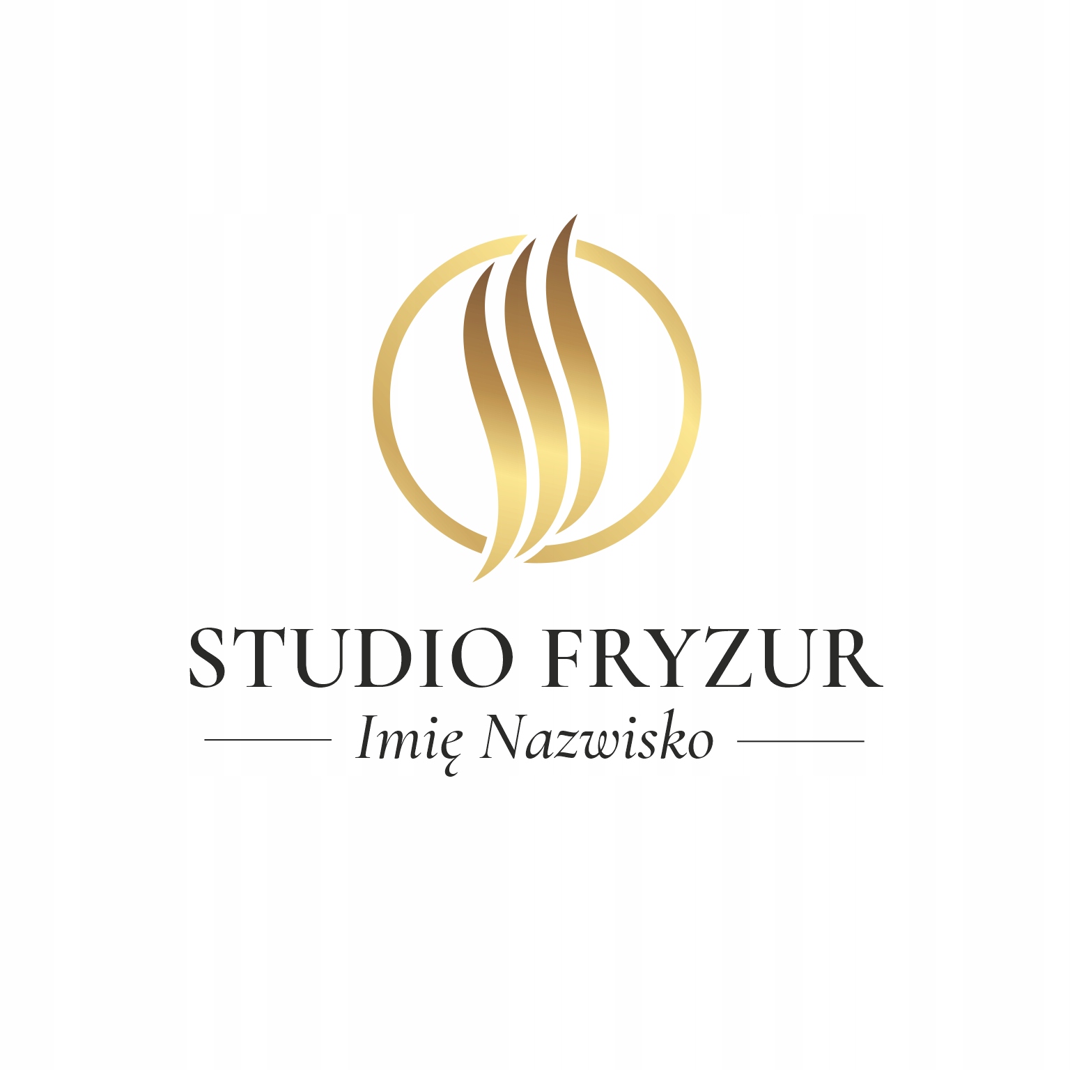 Projekt logo dla salonu fryzjerskiego