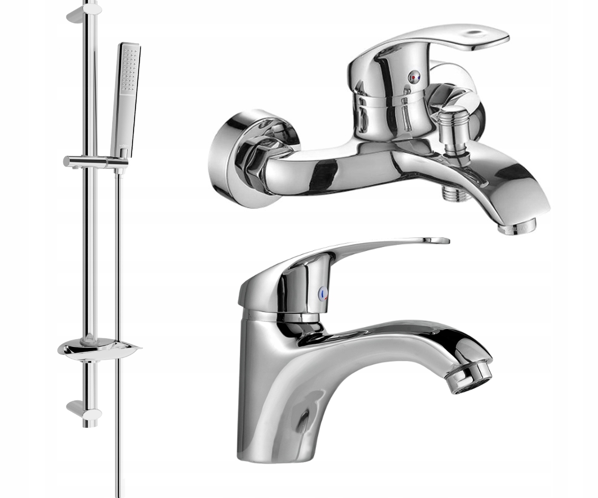 Luxusná sprchová a vaňová súprava Mexen Fabia, chrómová, 750mm