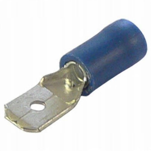 

Konektor Męski 6,3mm Izolowany 10 -sztuk Niebieski
