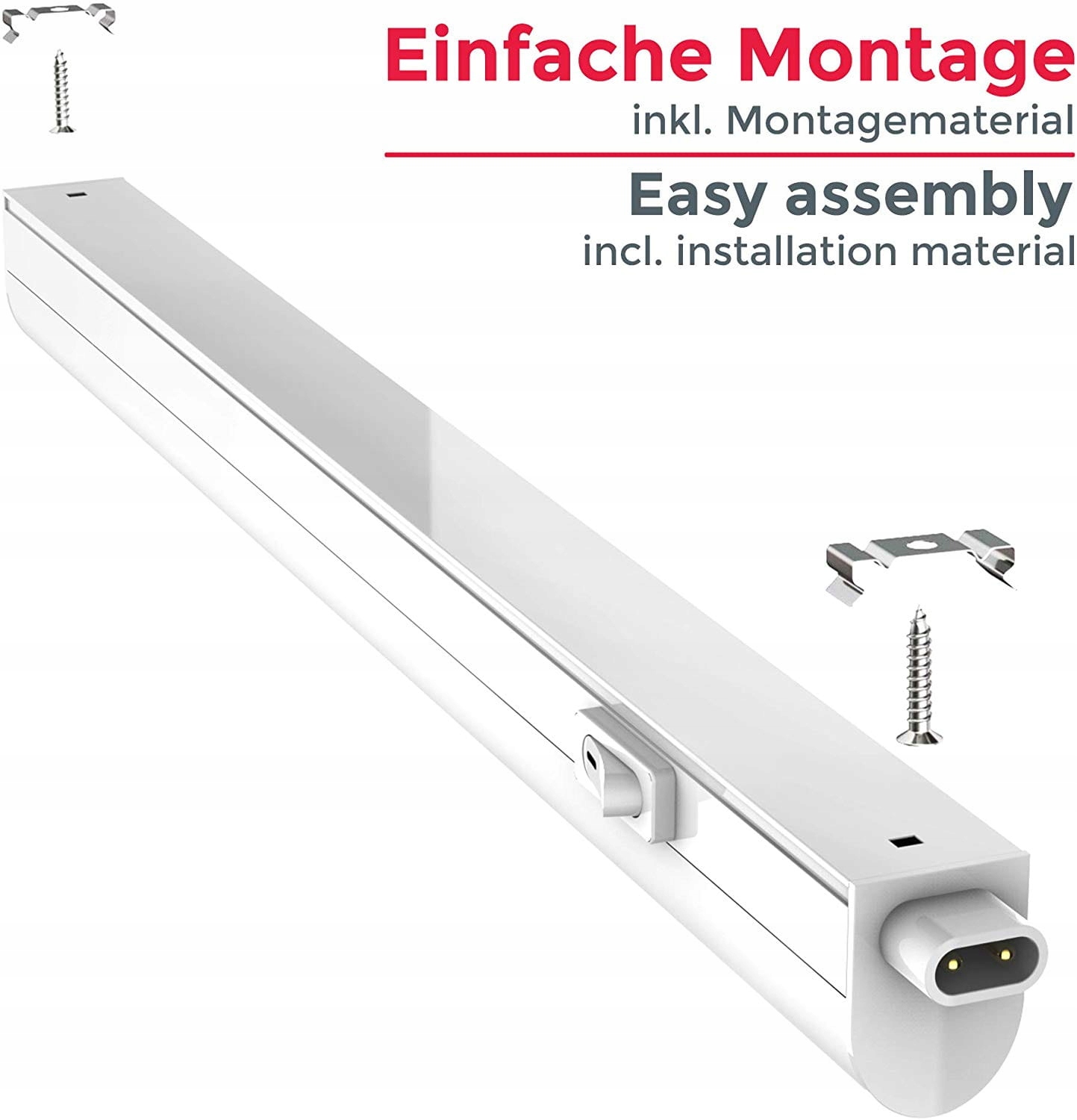 LAMPA PODSZAFKOWA - LED - 31 cm - BIAŁA - KUCHNIA Moc 4 W