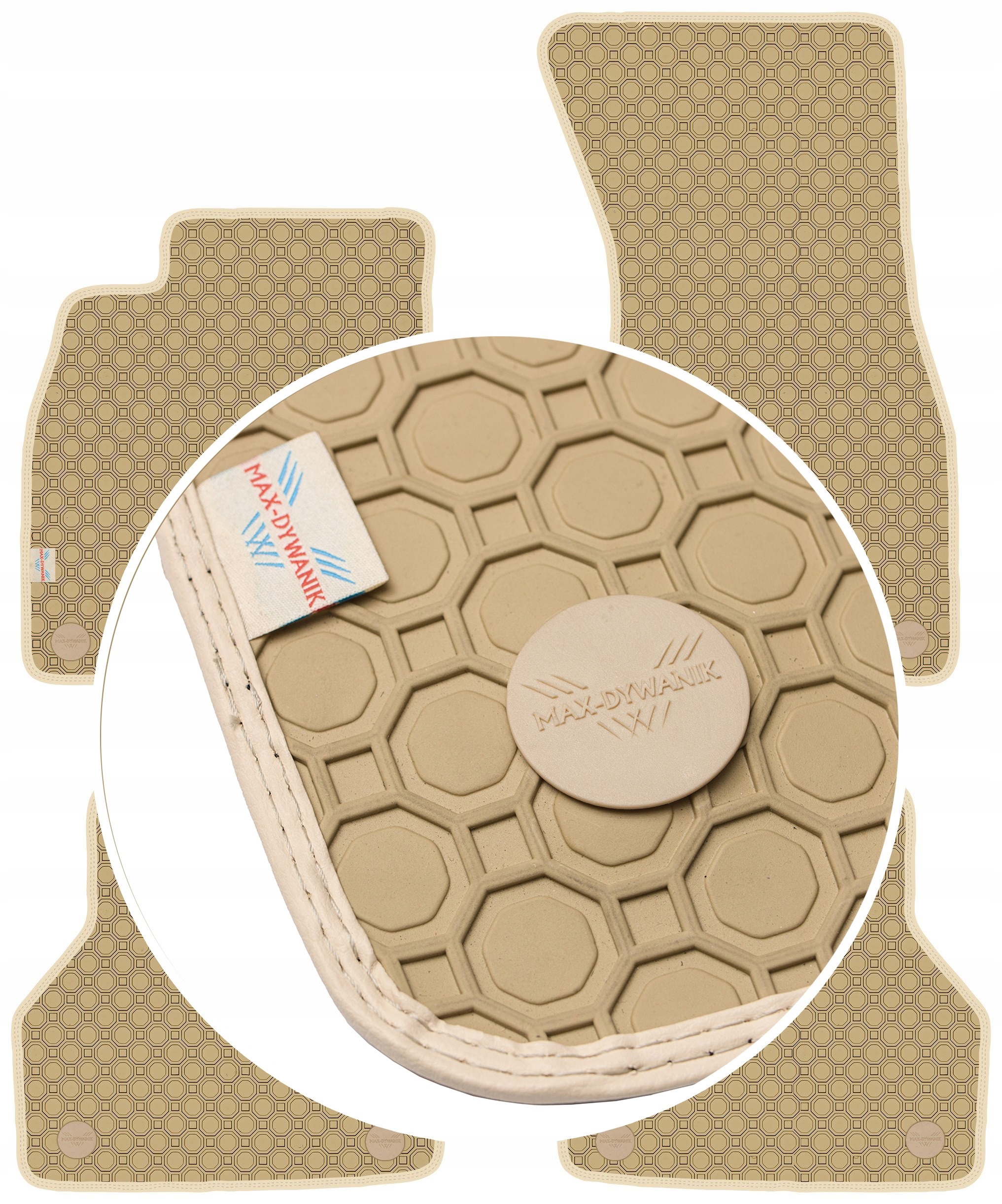 Audi A6 C8 2018 Koberce béžové