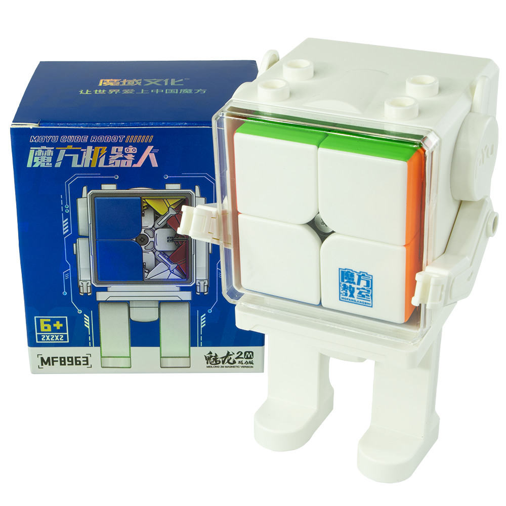 Kostka MoFangJiaoShi MeiLong 2x2 Magnetic Robot box Stickerless