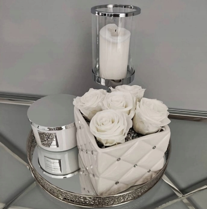 DONICZKA DONICA OSŁONKA GLAMOUR CERAMICZNA BIAŁA Marka Kotarbau