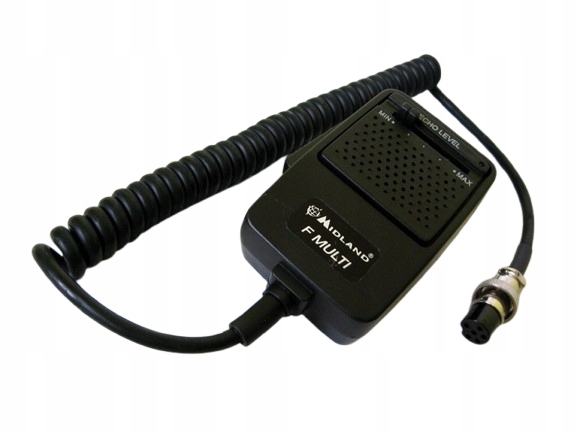 Midland F-multi mikrofon z echo i wzmocnieniem, 6-pin Midland Alan 48, 78