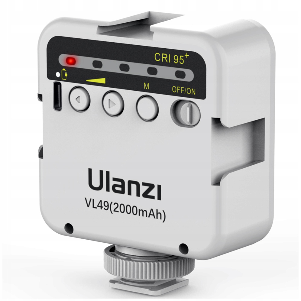 Lampa diodowa LED Ulanzi VL49 Mini mała 2000 mAh Stan opakowania oryginalne