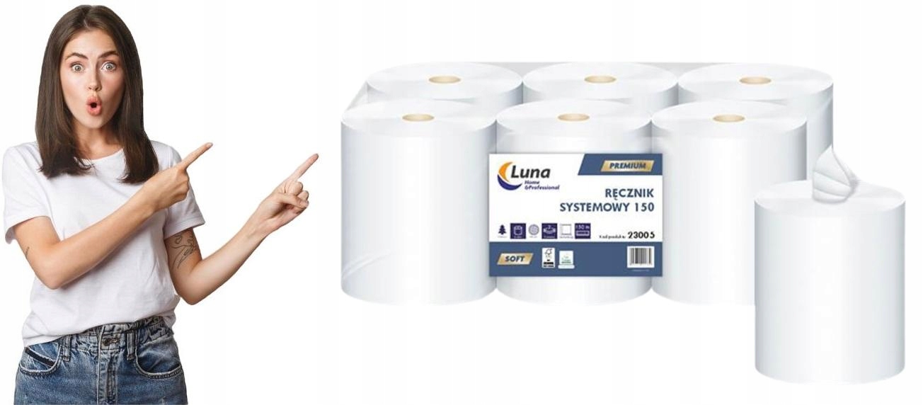 Levně Ručníky Luna Hp Premium Maxi 150 celulóza 2W [6]