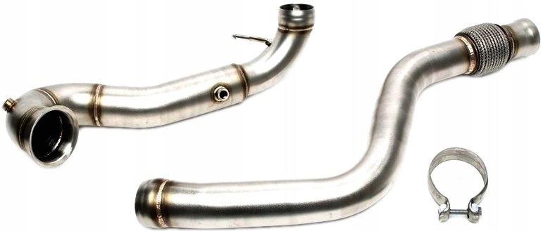 06MB009 - MERCEDES CLA coupe c117 45 AMG Downpipe та Техникс