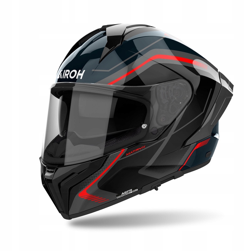 Integrálna Motocyklová Prilba Airoh Matryx Wide Red Gloss L