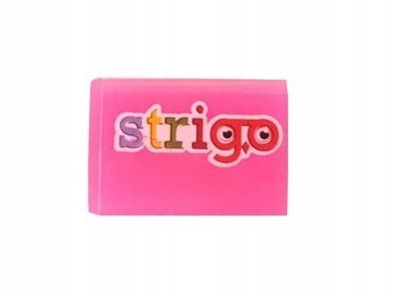 NEONOWA GUMKA DO ŚCIERANIA OŁÓWKÓW STRIGO RÓŻOWA