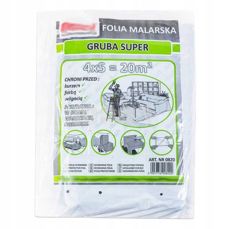 

Folia Malarska Gruba 4MX5M