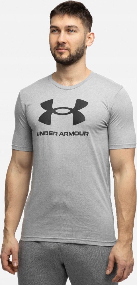 Pánské Tričko Under Armour Sportstyle Logo Šedé 1382911 035 vel. M