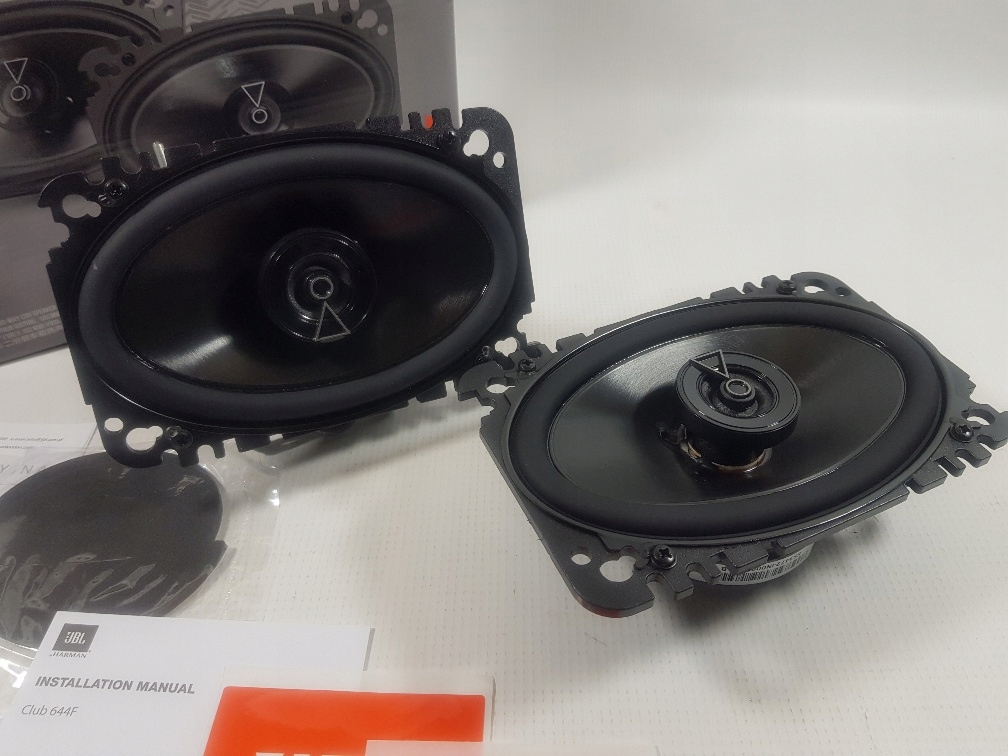 GŁOŚNIKI WSPÓŁOSIOWE - JBL CLUB 644F 120W / 40W RMS - DWUDROŻNE / 4x6 cali Stan opakowania oryginalne