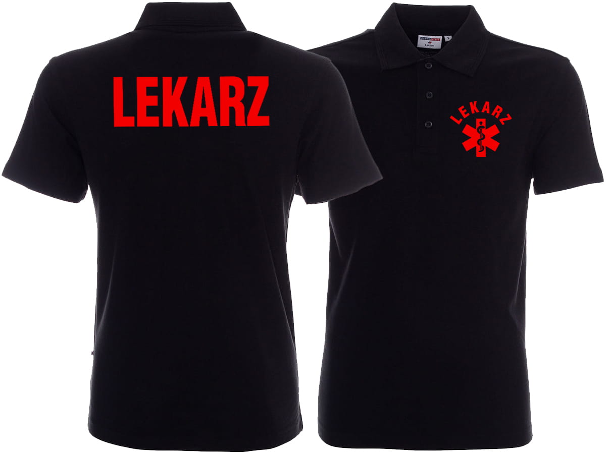 

Koszulka Polo nadruk Fluo Ratownik Medyczny Lekarz