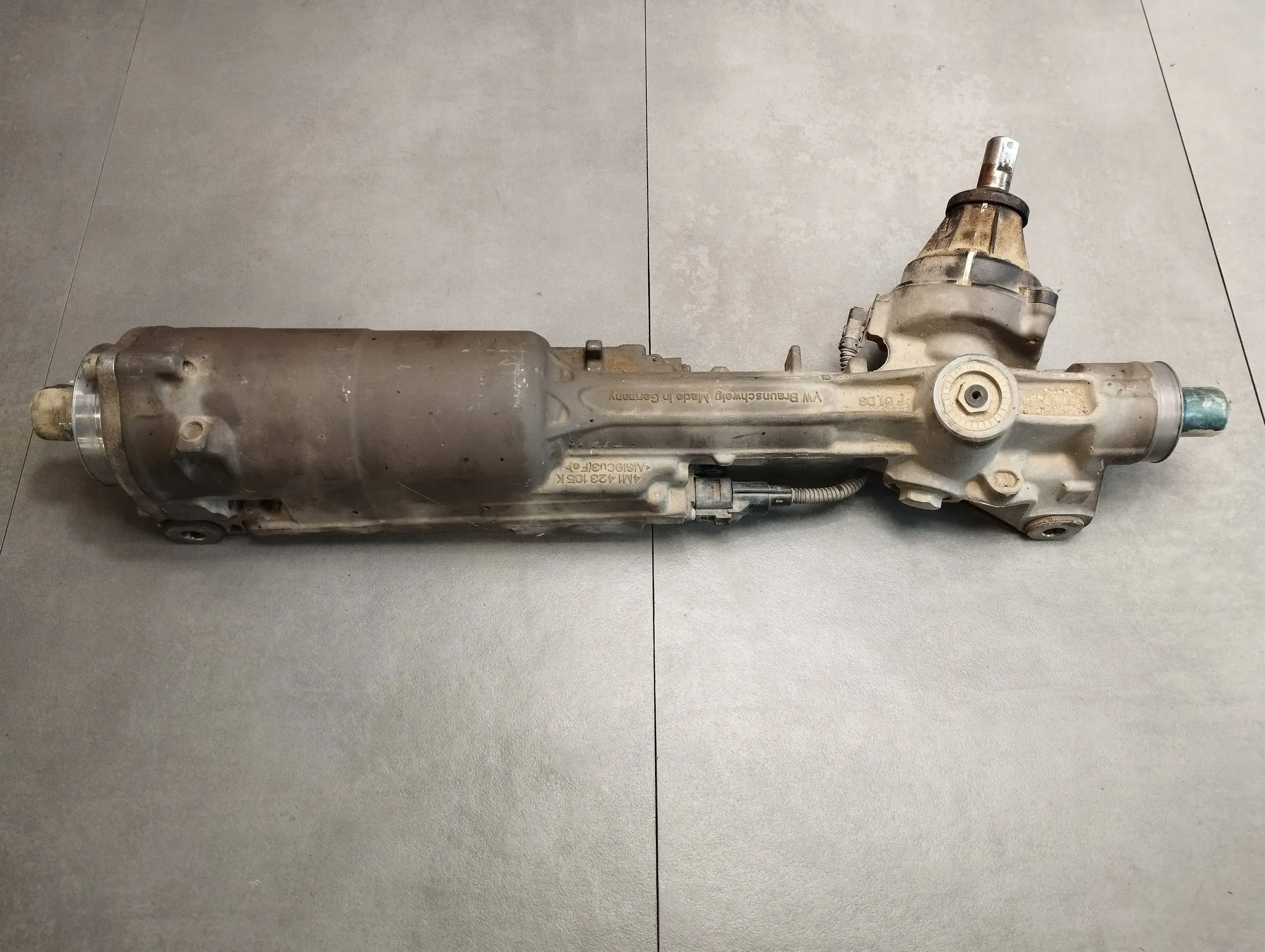 Audi Q7 4M control drag rod servo steering 4M1423055AL