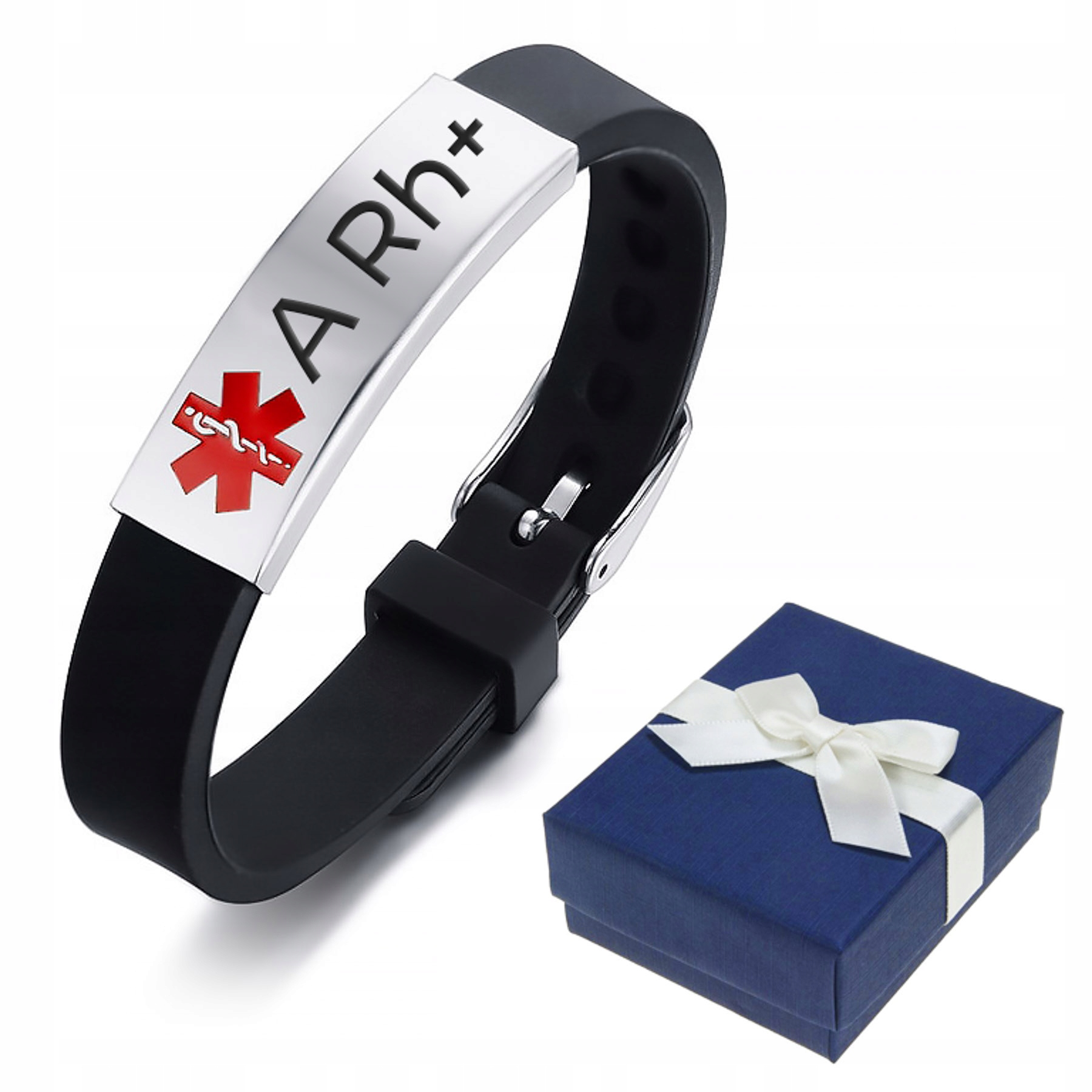 

Bransoletka Medyczna Ice z Grawerem stal 316L M2