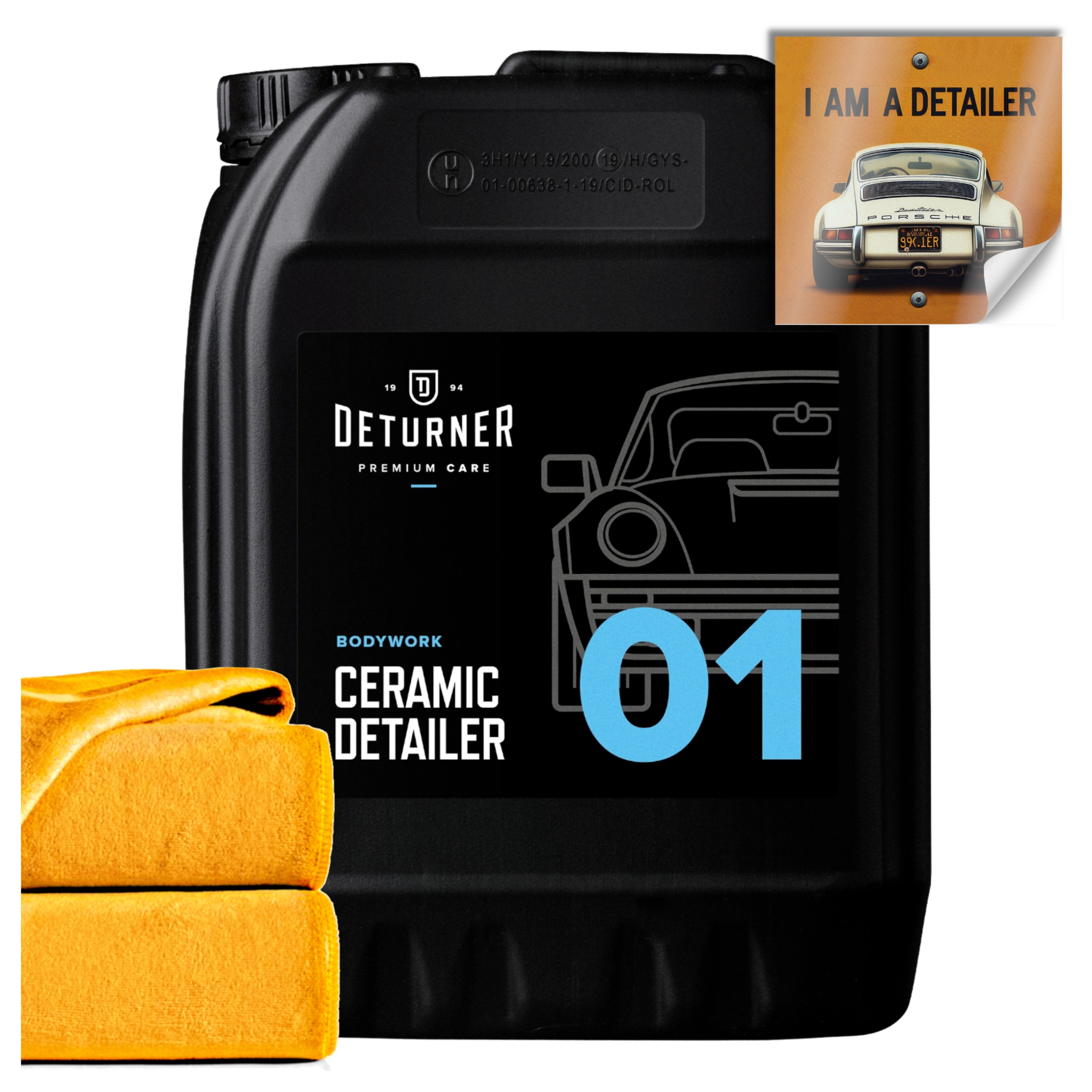 Deturner Ceramic Detailer 5L Quick Detailer na lak SiO2 Qd s kremeňom