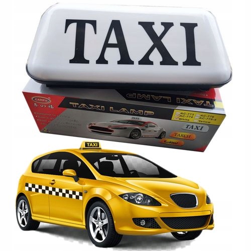 43231 - ПІВЕНЬ ТАКСІ БОЛТ УБЕР РЕКЛАМА ШПАК ПІД 12V ПОТУЖНІСТЬ