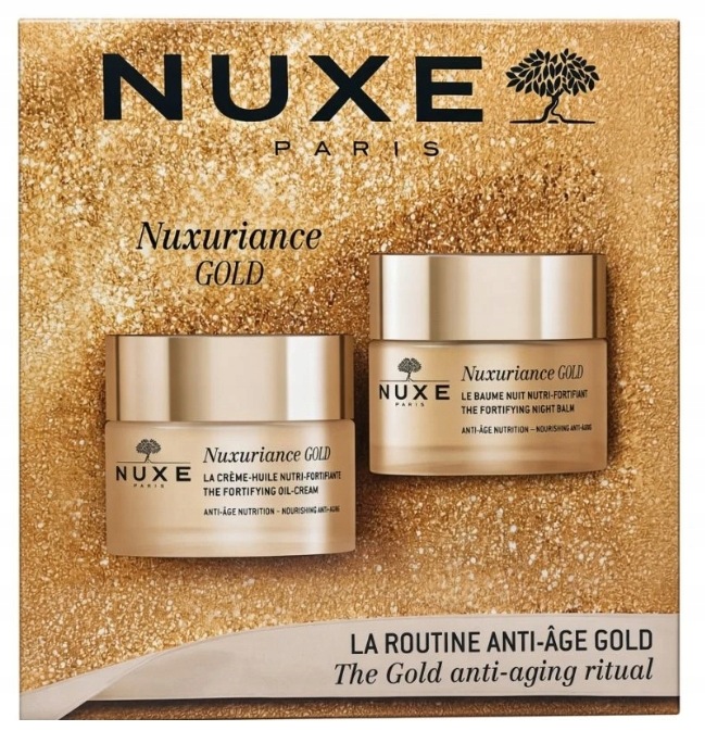 Nuxe Zestaw Nuxuriance Gold krem na dzień 50ml krem na noc 50ml