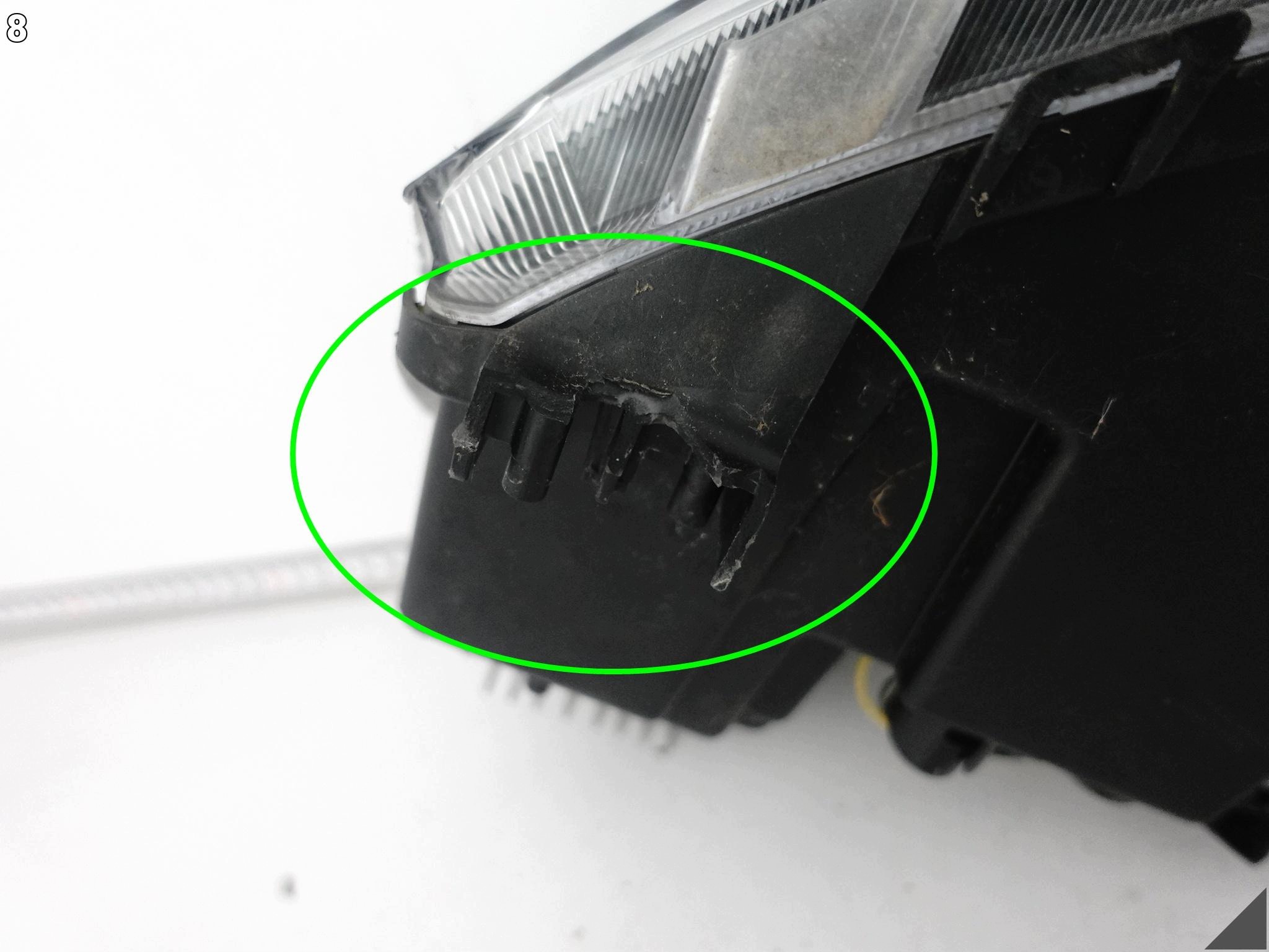 DACIA SPRING 21- light FULL LED DRL daytime running lights right front